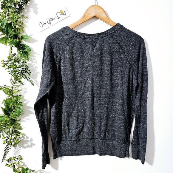 Nike‎ Womens Just Do It Crewneck Sweatshirt Medium Dark Gray ~SW119.10 - Picture 3 of 4